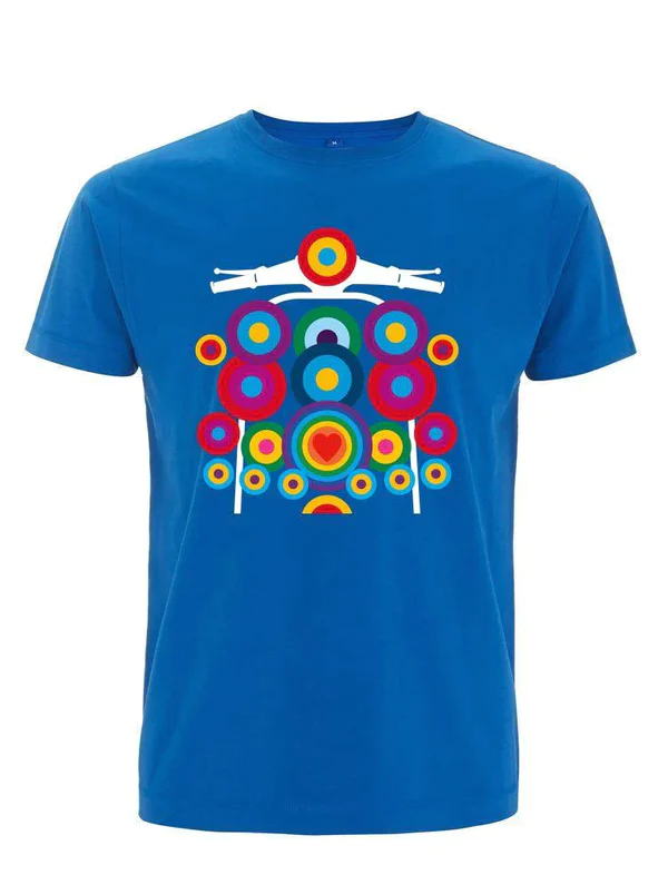 POP ART SCOOTER: T-Shirt Inspired by Mod Culture and Peter Blake